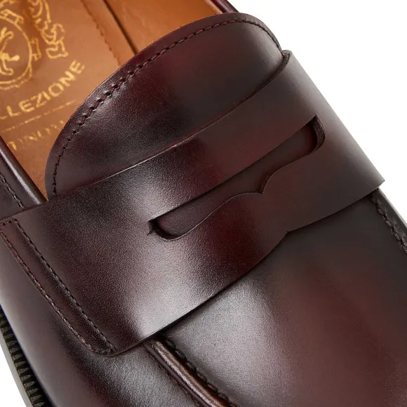 Collezione Vesini Leather Slip-On Loafer