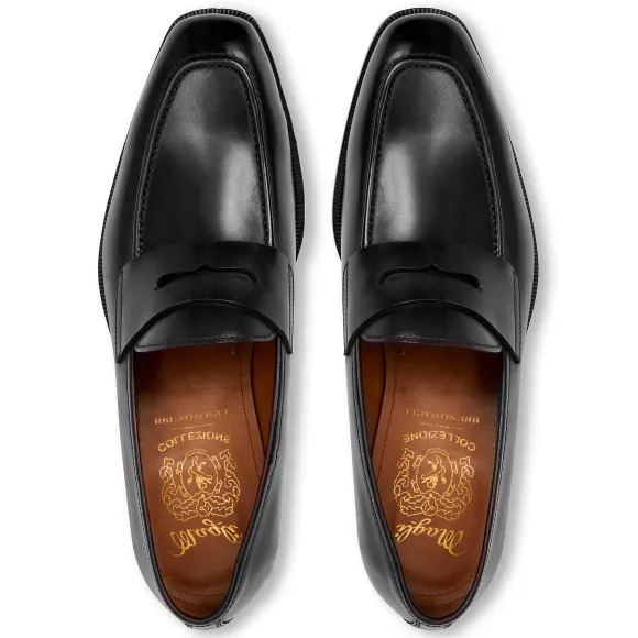 Collezione Vesini Leather Slip-On Loafer