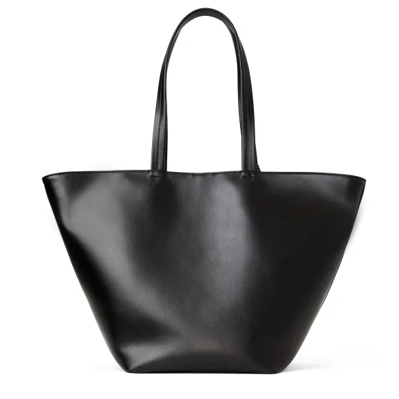 Tessa Black Calf Tote